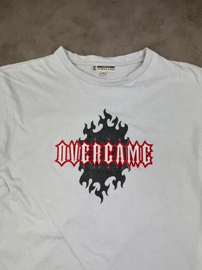 T-shirt Vintage Y2k écriture Gothique 00’s Taille S - photo numéro 3