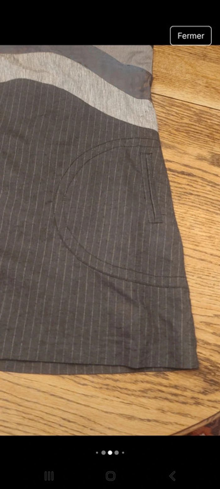 Jolie Robe grise Desigual t 38 - photo numéro 14