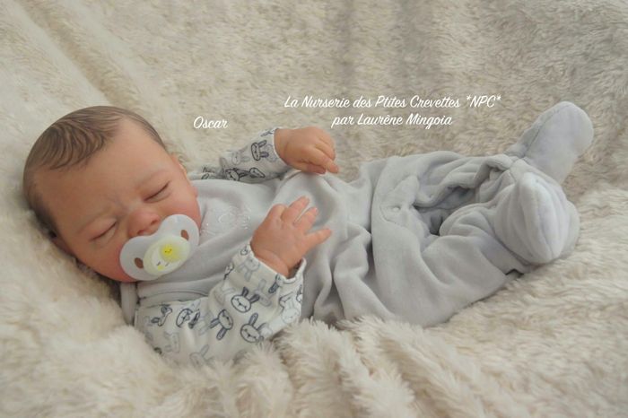 Oscar poupée bébé Reborn authentique 🩵 - photo numéro 8