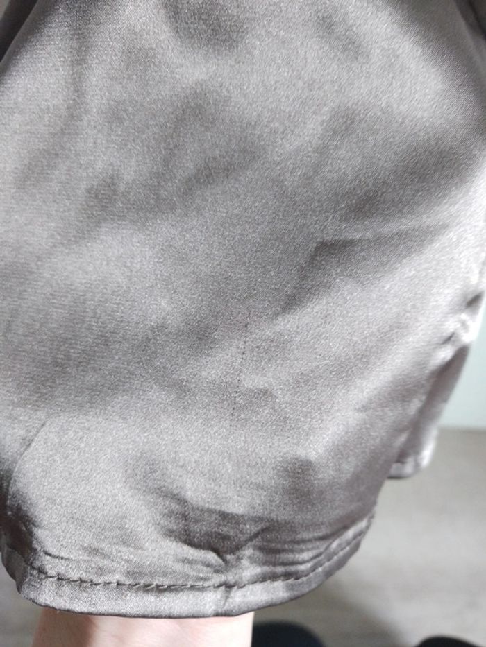 Chemisier blouse manches courtes brillant Camaïeu - photo numéro 5