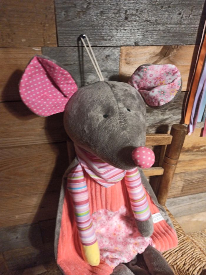 peluche souris range pyjama la Galleria tbe - photo numéro 3