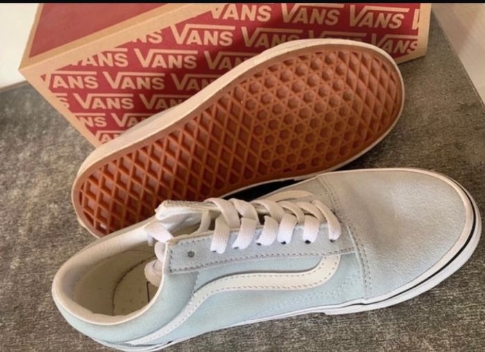 Vans old skool turquoise neuve homme femme ado unisexe 37 - photo numéro 3