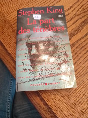 Livre Stephen King la part des ténèbres