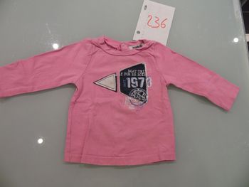 t-shirt 6 mois manche longue tape a l'oeil