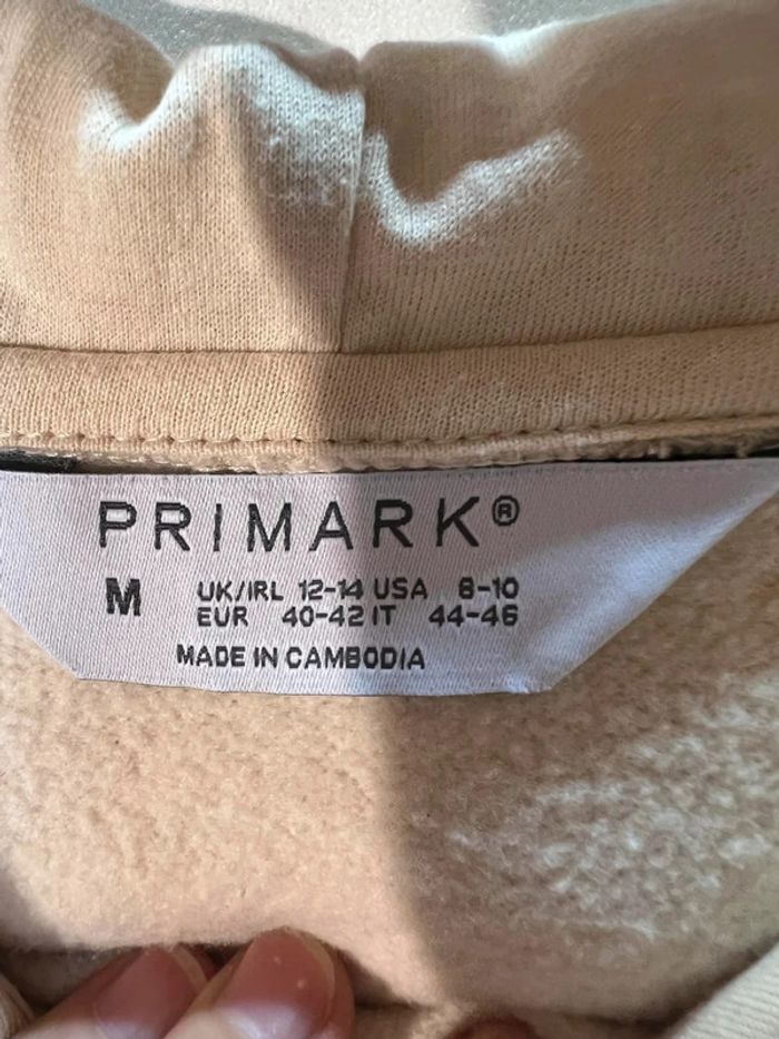 Sweat à capuche Beige Primark - Taille M - Parfait État. - photo numéro 5