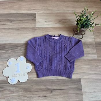 Pull violet chico 