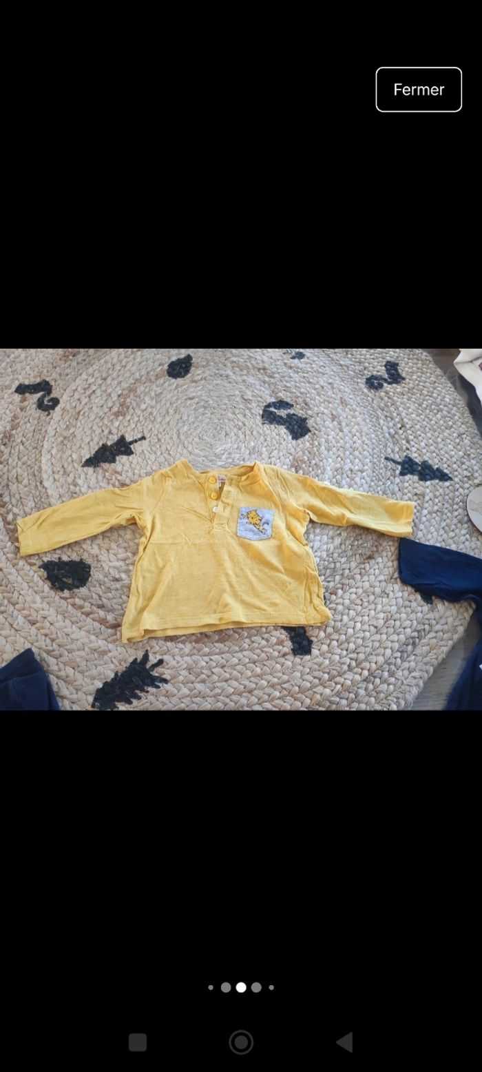 Lot 10 hauts manches longues 9 mois - photo numéro 5