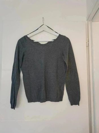 Pull gris Camaïeu