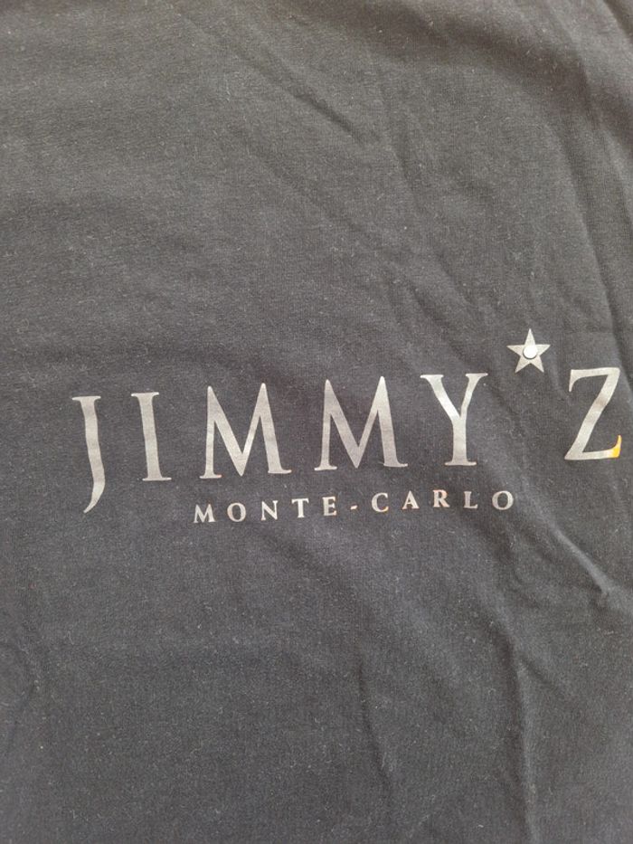 T-shirt noir jimmy'z monte Carlo - photo numéro 4