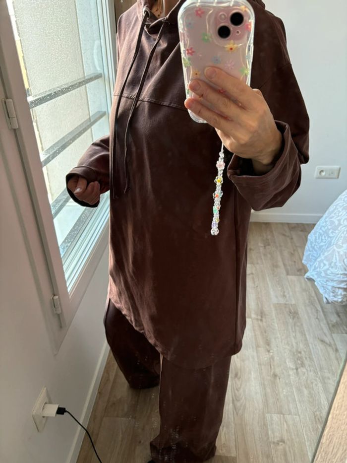Ensemble sportswear chocolat S - photo numéro 2