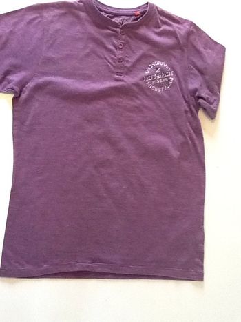 T shirt col boutonné