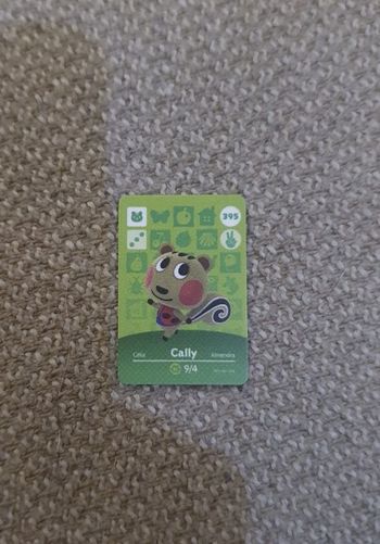 Mini Carte Amiibo NFC Animal Crossing Nintendo Cally Célia