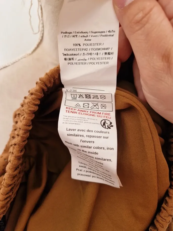 Jupe en daim camel morgan de toi taille 38 - photo numéro 9