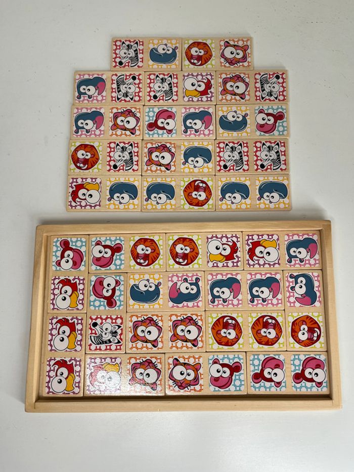 Jeu de Domino en Bois