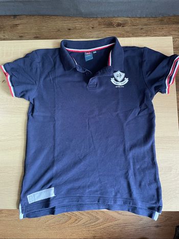 Polo rugby bleu 10 ans