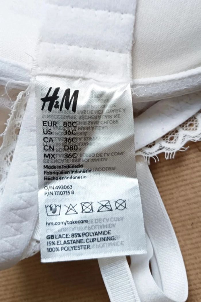soutien gorge H&M femme 80C - photo numéro 7