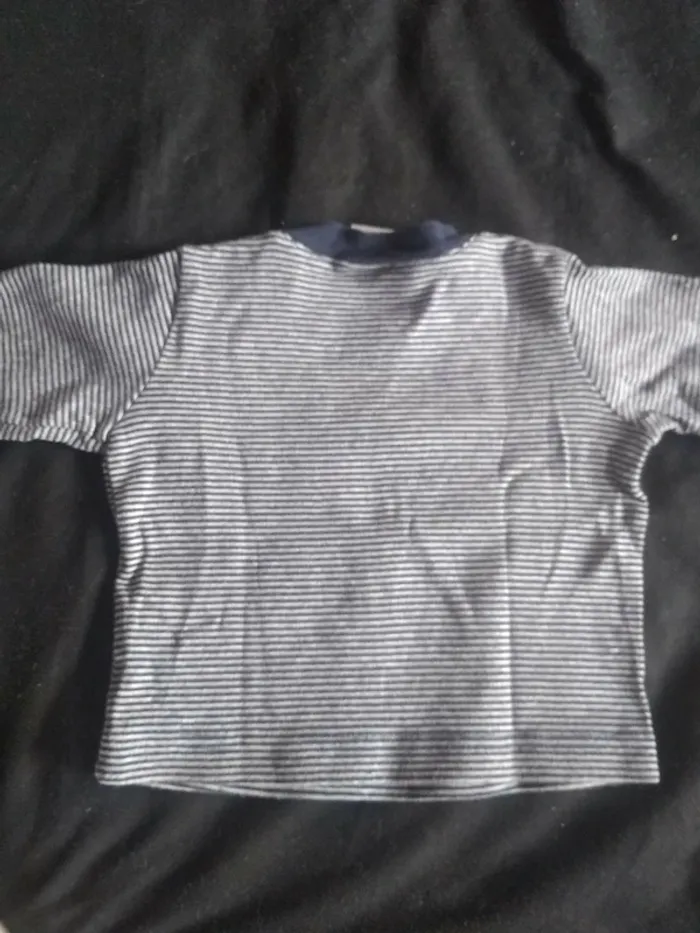 Tee shirt Garçon Manches longues 6 Mois - photo numéro 4