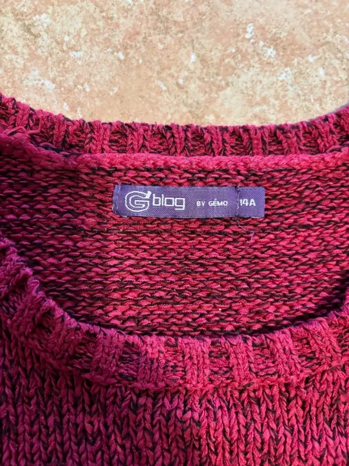 Pull gemo rose - photo numéro 2