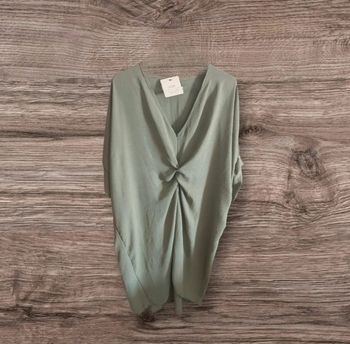 Robe longue oversize kaki Made In Italy T.U