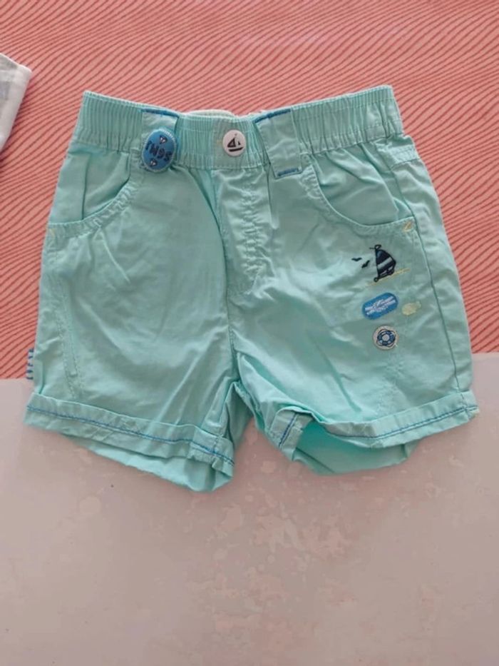 Ensemble short body ébardeur Sergent Major 9 mois - photo numéro 2