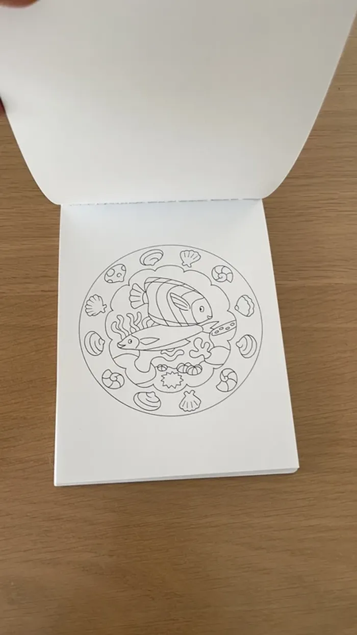 Coloriage mandala, océan - photo numéro 4