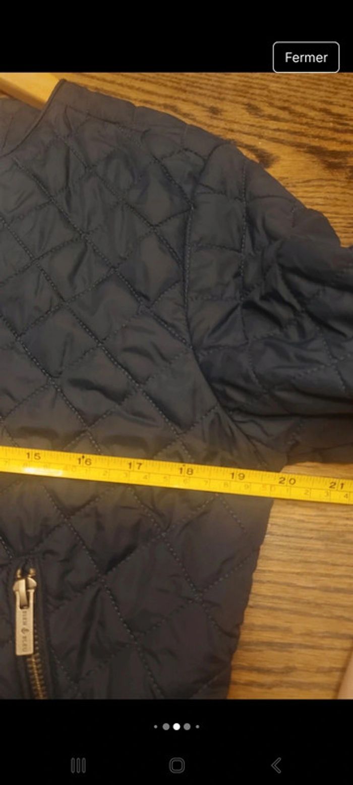 Jolie Veste coupe vent Bien Bleu taille M - photo numéro 9