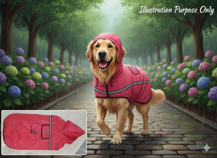 Manteau imperméable pour chien taille M neuf