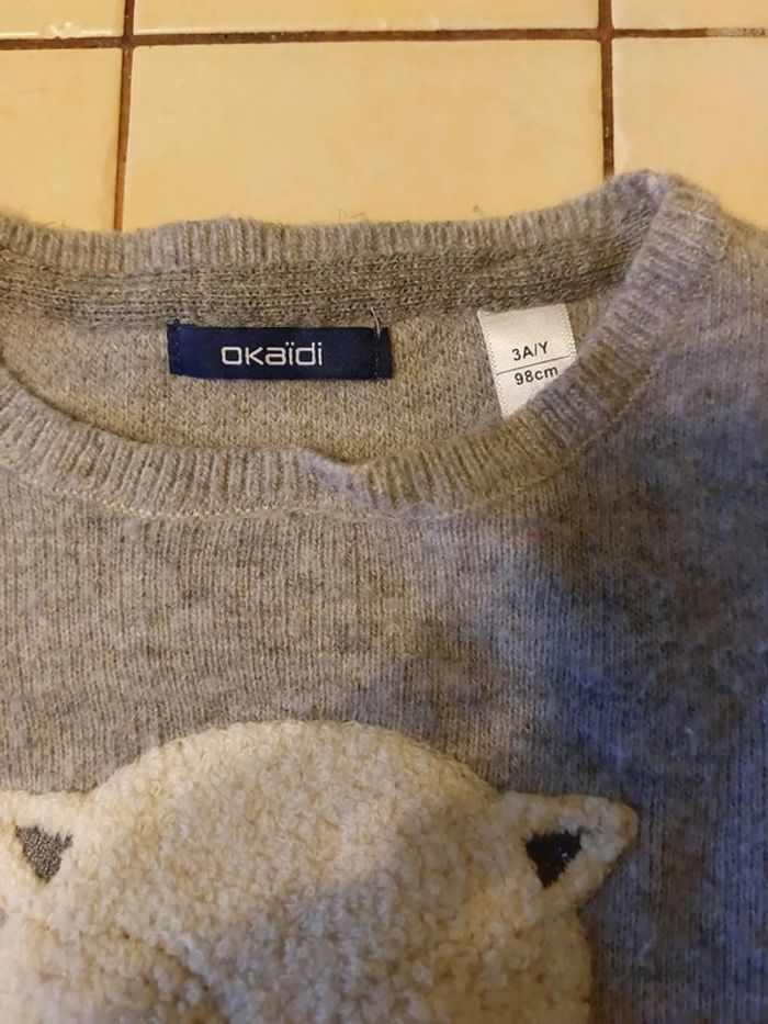 Pull hiver Okaidi 3A - photo numéro 3