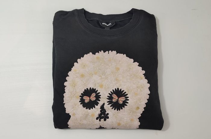 Vêtement Homme Pull Sweats noir Diesel x Oliver Hibert taille L (a confirmer) #Retrostreet