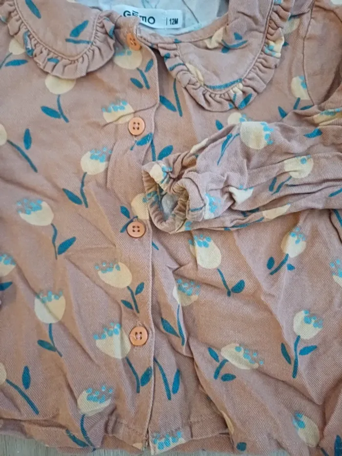 Blouse gémo tulipes - photo numéro 2