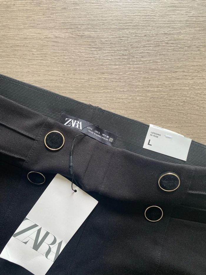 Pantalon noir taille L Zara - photo numéro 2