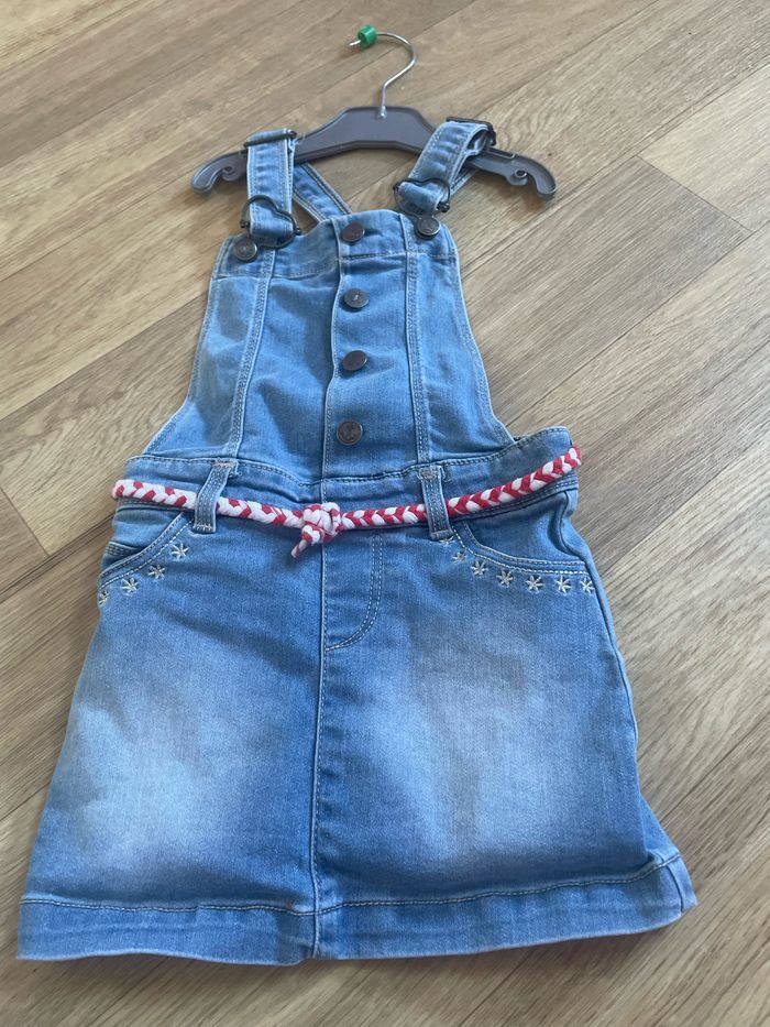 Salopette jupe fille