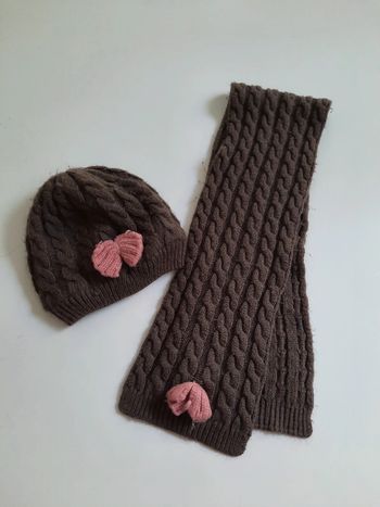 Lot Écharpe et bonnet