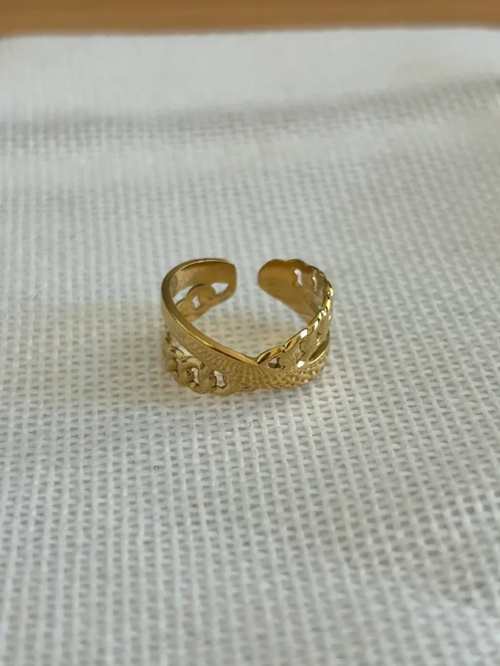 Bague dorée Louyetu - photo numéro 5