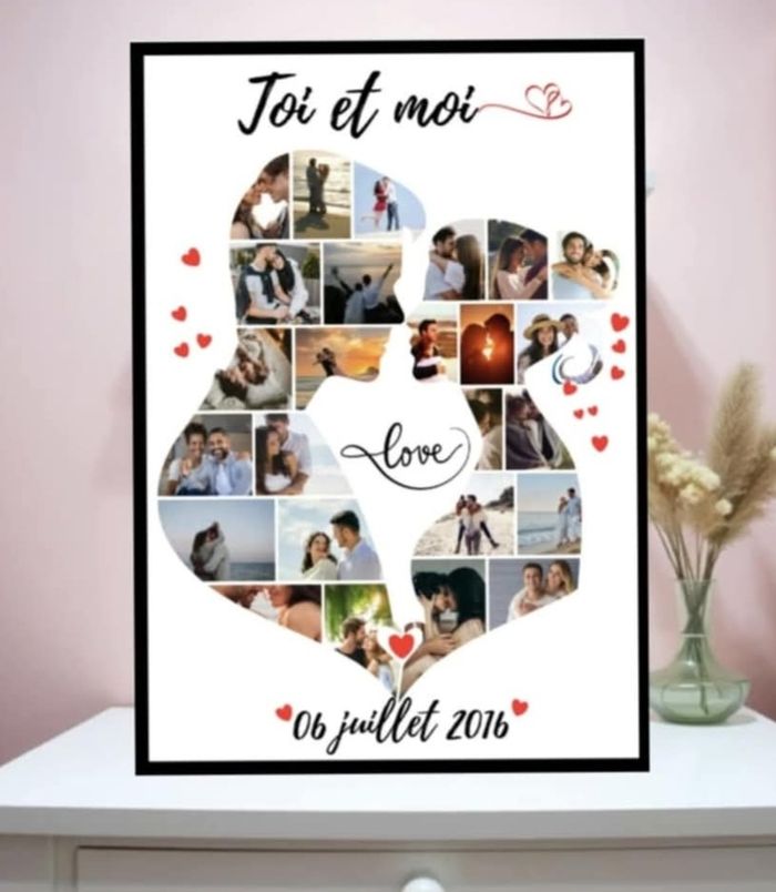 Cadre st Valentin couple - photo numéro 2