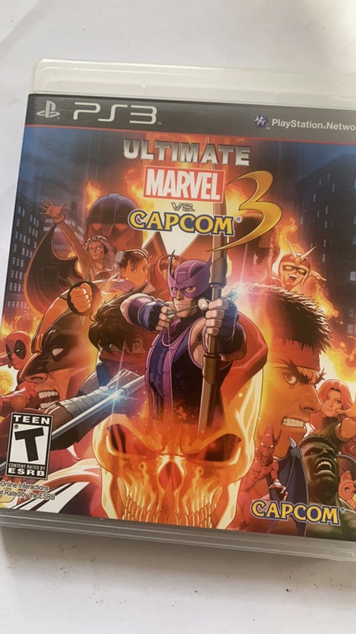 ultimate marvel vs Capcom 3 ps3 English - photo numéro 1