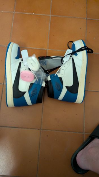 Travis Scott fragment military blue