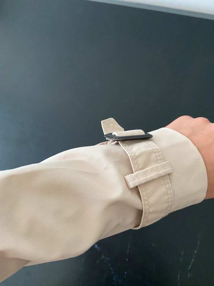 Trench court beige / Taille M - photo numéro 10