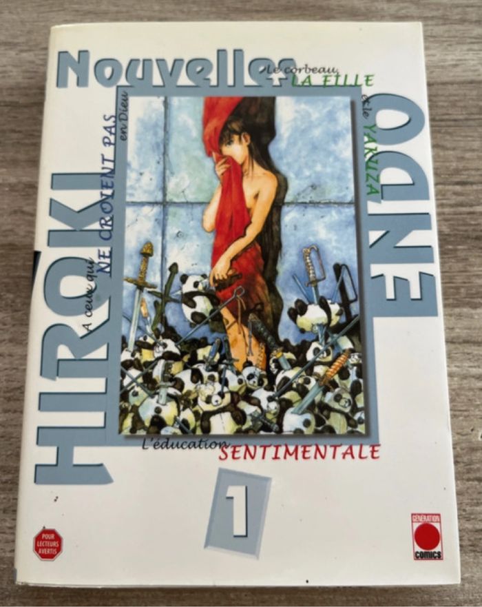 Manga L’éducation sentimentale Hiroki Endo