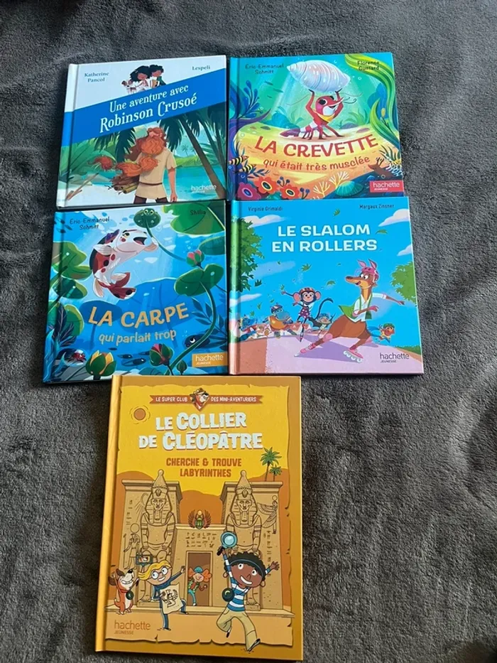 Lot de 5 livres