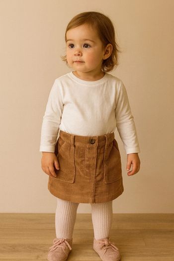 Jupe marron daims H&M