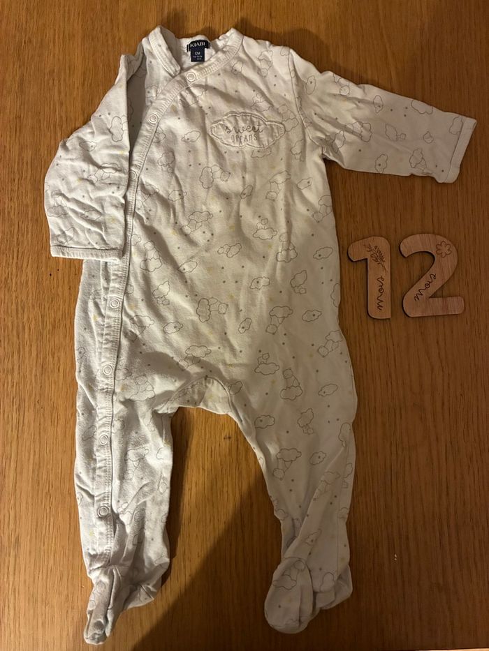 Lot pyjamas légers 12 mois - photo numéro 3