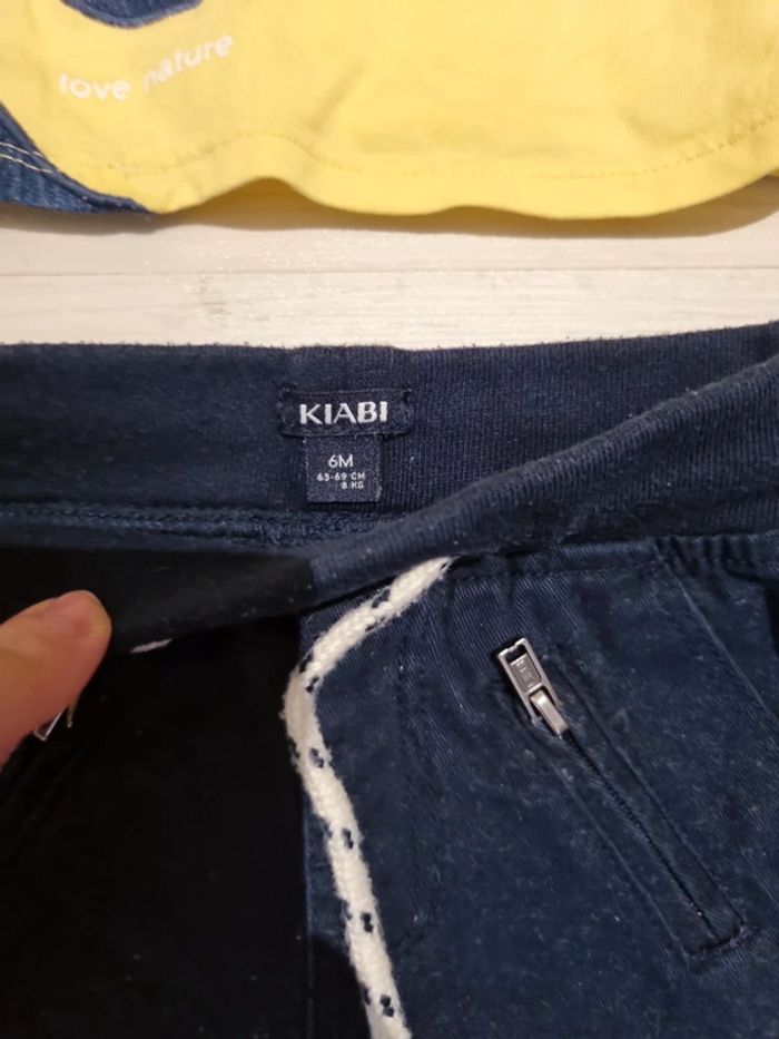 Ensemble pantalon + t-shirt 6 mois - photo numéro 5