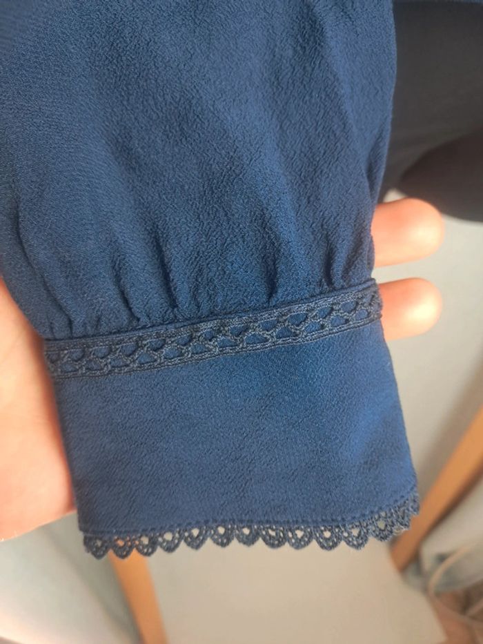 Balzac chemise blouse marine T . 36/38 - photo numéro 6