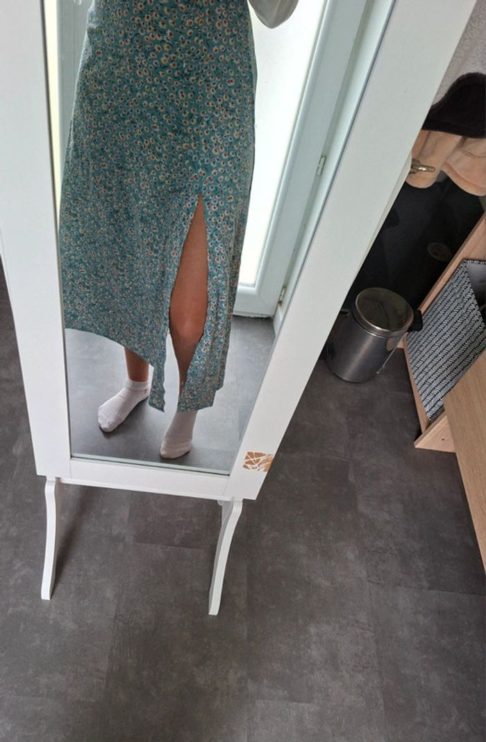 Jupe longue fleurie fluide - photo numéro 4