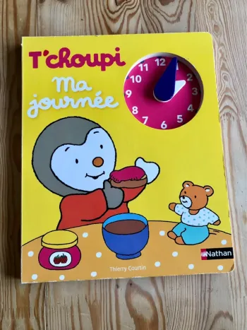 Livre T’choupi ma journée