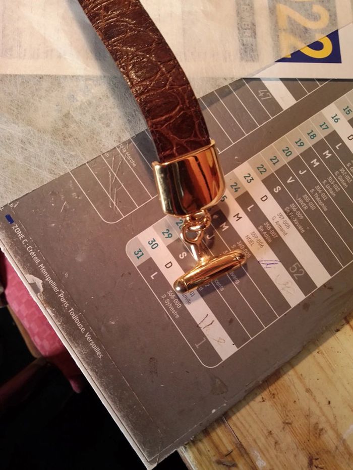Ceinture femme doublée en cuir - photo numéro 2