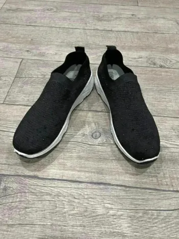 Sneakers à talon compensé Femme noir