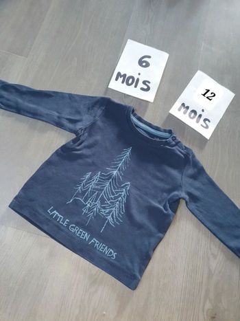 Maillot t-shirt 6/12mois