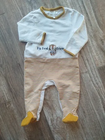 Pyjama une pièce en coton bébé garçon 18 mois
